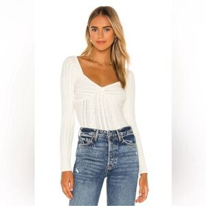 MAJORELLE Fallone Sweater in Cream